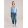 WE Fashion gebreid vest lichtblauw