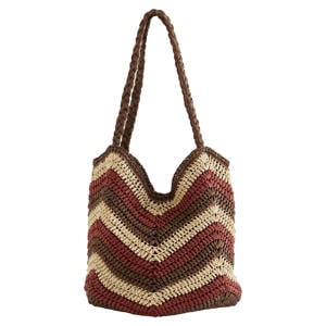 raffia shopper bruin