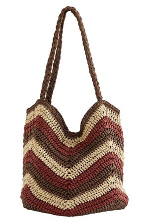 raffia shopper bruin