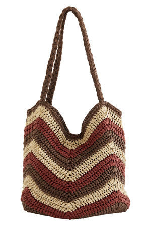 raffia shopper bruin