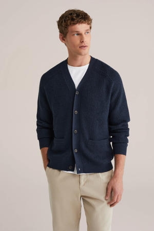 Como Gebreide Heren Cardigan | Vest voor Mannen | Zacht Katoenmix