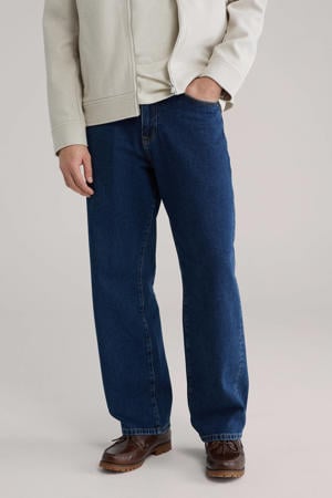 barrel jeans dark blue denim