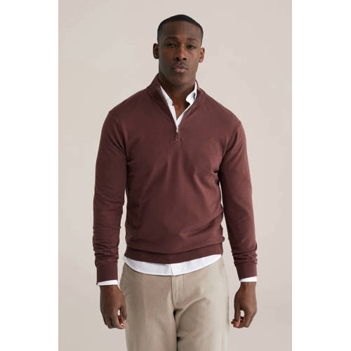 WE Fashion gebreide trui bruin afbeelding