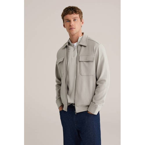 WE Fashion overshirt grijs afbeelding