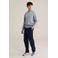 WE Fashion sweater grijsblauw