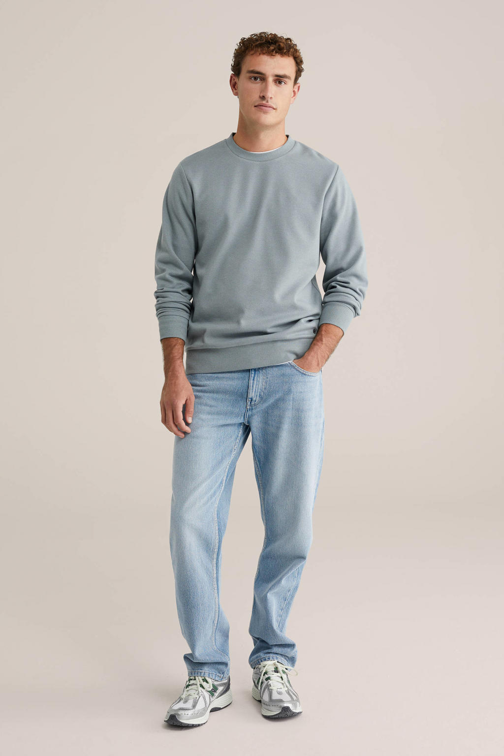 WE Fashion sweater turquoise