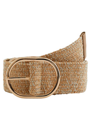 raffia riem naturel