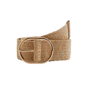raffia riem naturel