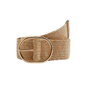 raffia riem naturel