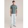 WE Fashion slim polo groen