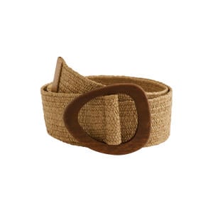 raffia riem naturel