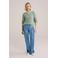 WE Fashion gebreid vest lichtgroen