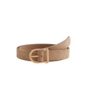 suède riem beige