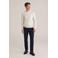 WE Fashion trui fijn gebreid beige