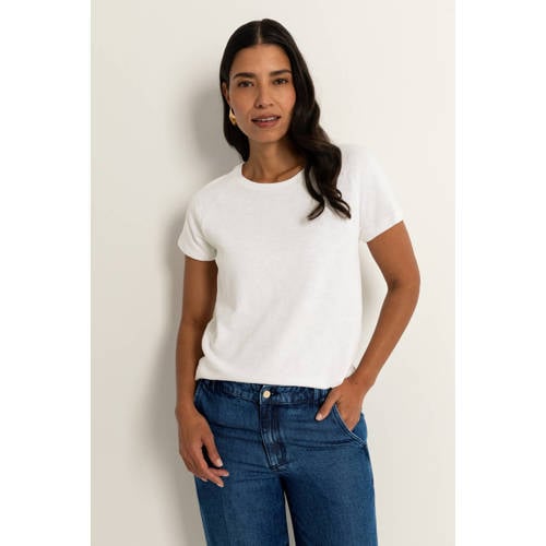 CLAUDIA BY CLAUDIA STRÄTER T-shirt wit afbeelding