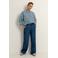 CLAUDIA BY CLAUDIA STRÄTER wide leg jeans dark blue denim