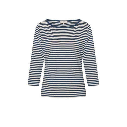 CLAUDIA BY CLAUDIA STRÄTER gestreepte top donkerblauw afbeelding