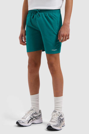 polyester zwemshort met logo groen