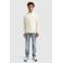 Ballin hoodie met backprint ecru