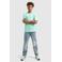 Ballin T-shirt met backprint mintgroen