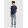 Ballin T-shirt met backprint donkerblauw