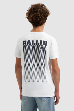 T-shirt met backprint wit