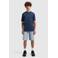 Ballin T-shirt met backprint donkerblauw