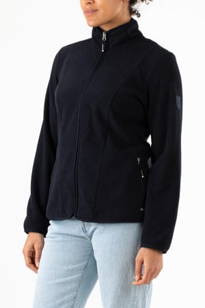 fleece vest Lotta donkerblauw