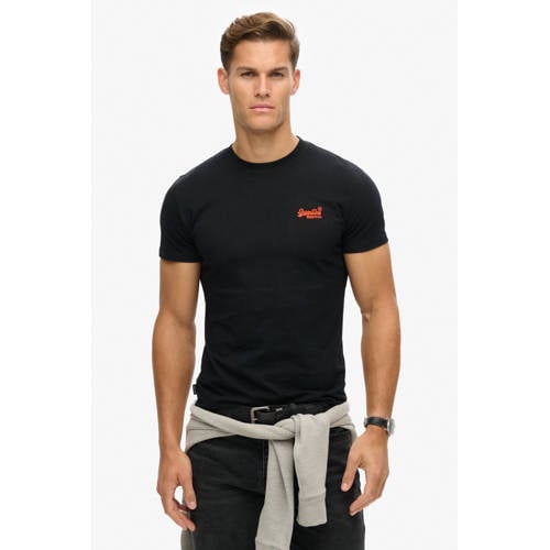 Superdry slim T-shirt zwart afbeelding