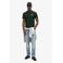 Superdry slim T-shirt donkergroen