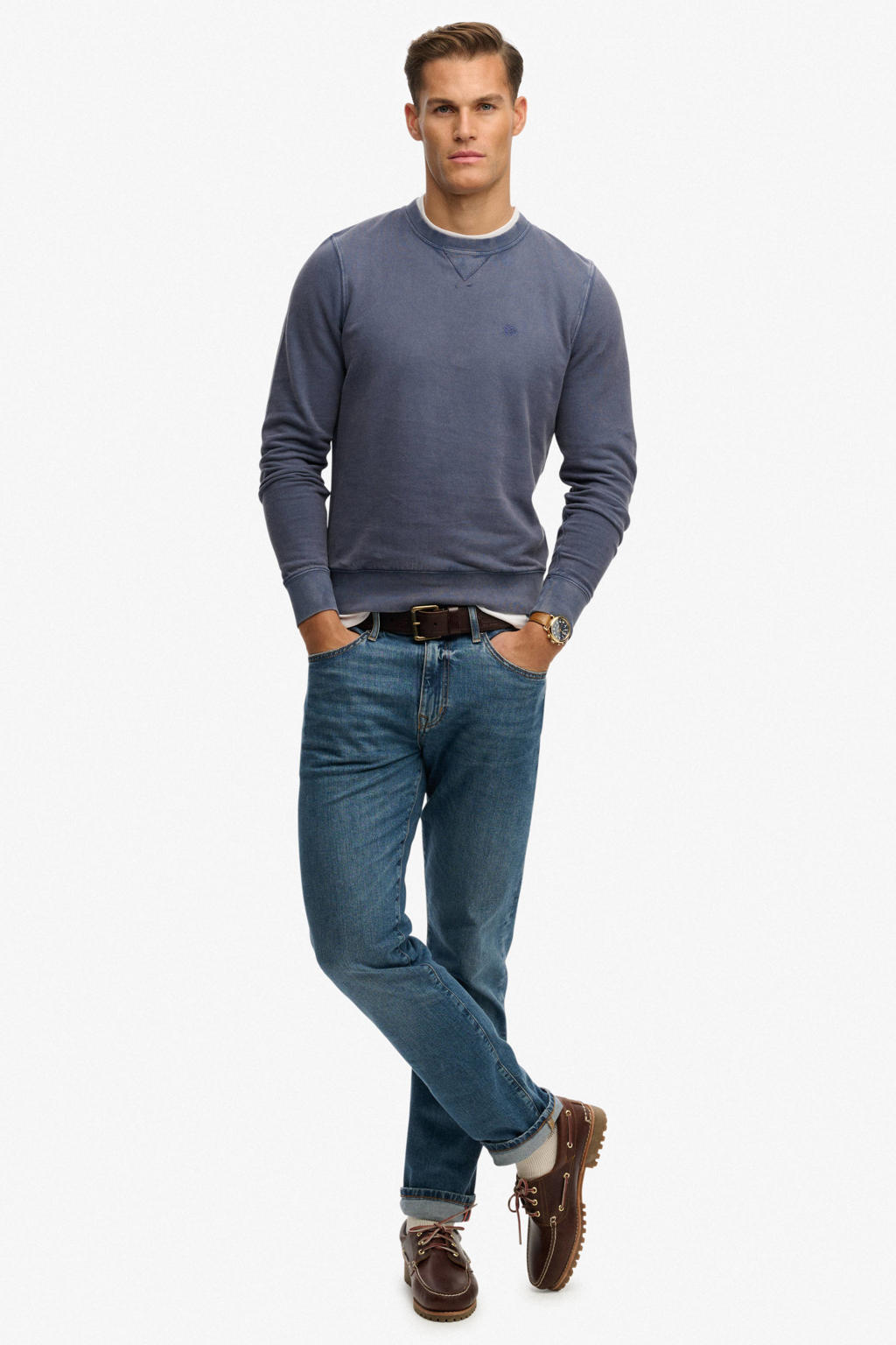 Superdry sweater blauw