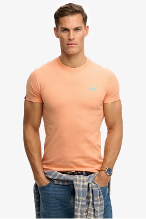 slim T-shirt oranje