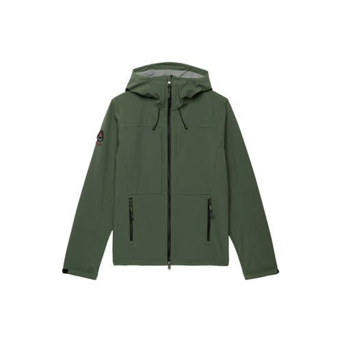 Superdry softshell jas groen afbeelding