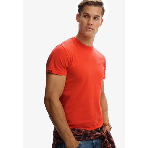 Superdry slim T-shirt oranje afbeelding