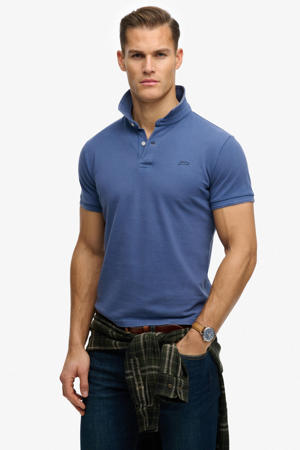 regular polo blauw