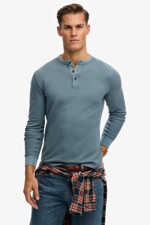 longsleeve gebreid blauw