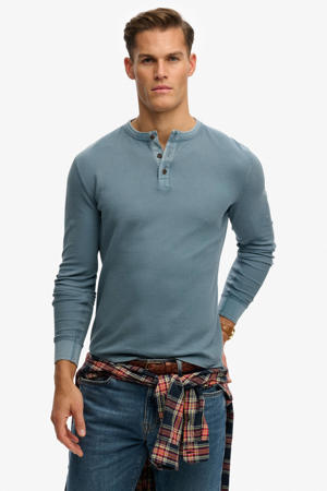 longsleeve gebreid blauw