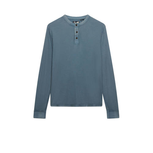 Superdry longsleeve gebreid blauw afbeelding