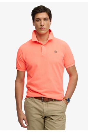 relaxed polo oranje