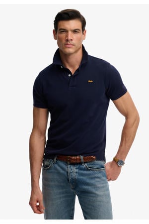 regular polo donkerblauw