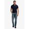 Superdry regular polo donkerblauw