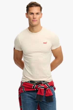 slim T-shirt ecru
