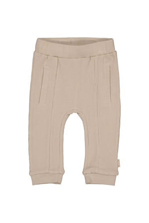 regular babybroek lichtbruin met textuur