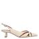 Bibi Lou leren slingback pumps ecru