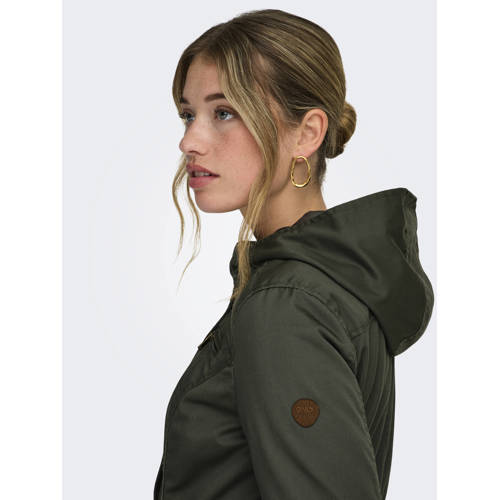 ONLY parka groen afbeelding