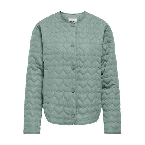ONLY jack quilted lichtgroen afbeelding