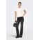 ONLY high waist flared jeans black denim