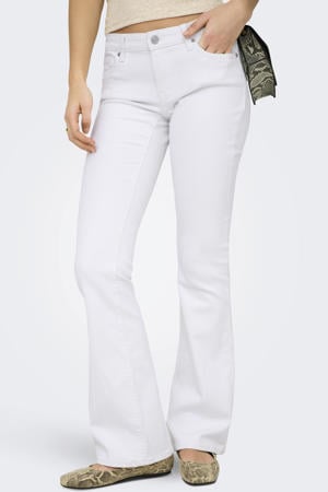 Onlcarrie Lw Back Pock Flared Dnm Box bootcut jeans wit