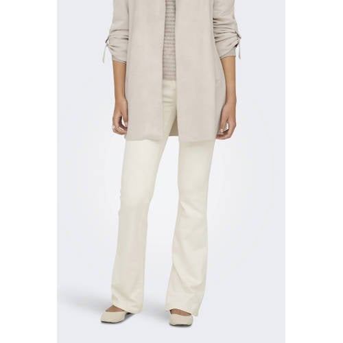 ONLY flared jeans ecru afbeelding