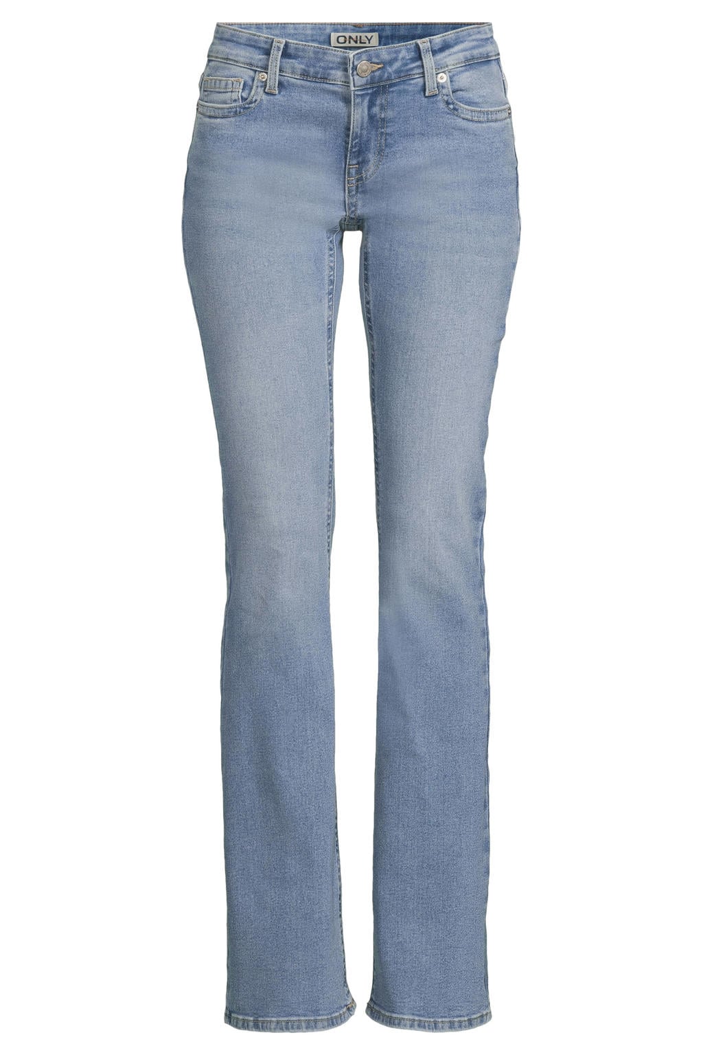 ONLY Onlcarrie Lw Back Pock Flared Dnm Box bootcut jeans